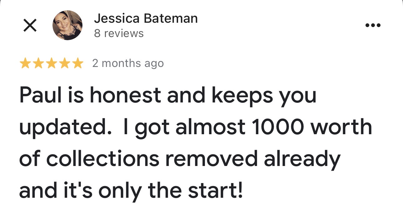 5-star Google review from Jessica Bateman